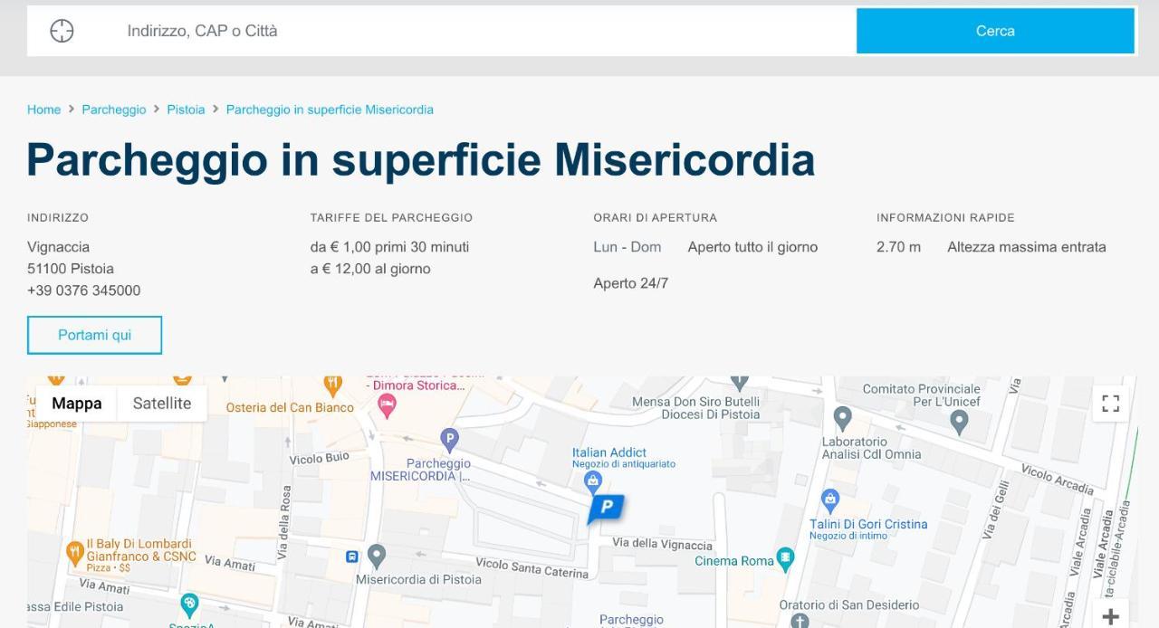 Sulla Sala Pistoia